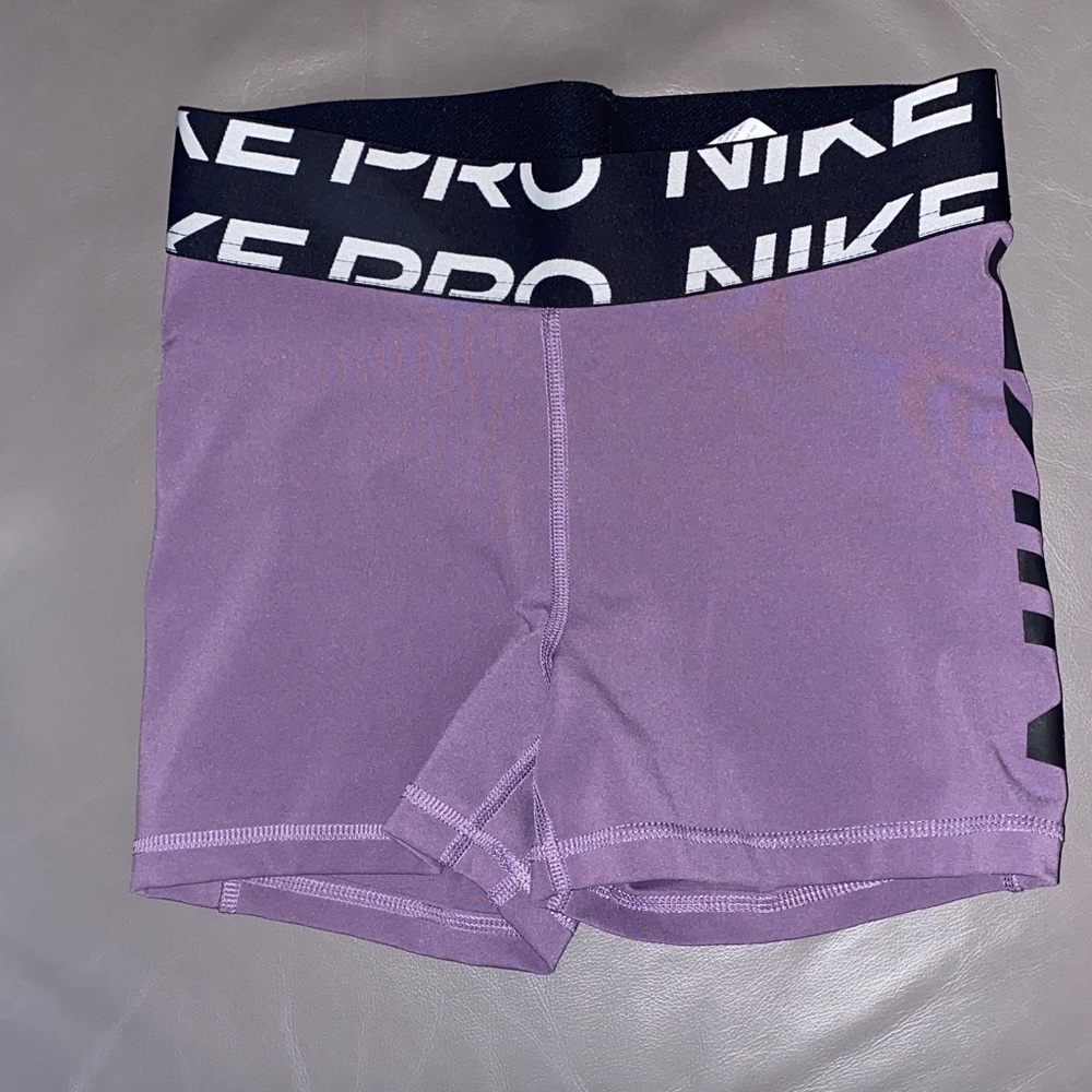 Nike Pro Lavender Training Bike Shorts